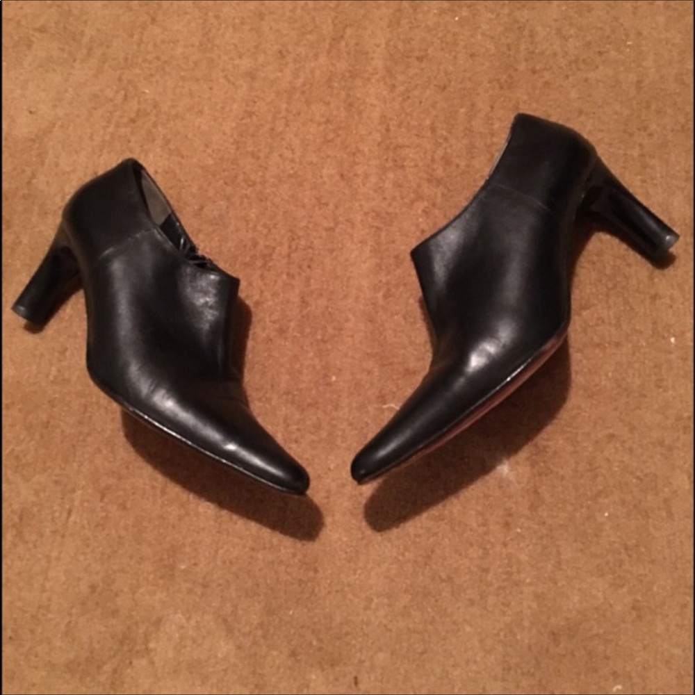 Anne Klein black booties